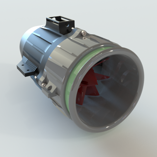 قاب داکت فن پرینت سهبعدی EDF برای پهپاد، VTOL و پروژههای هوافضایی | طراحی مهندسی و سبک وزن